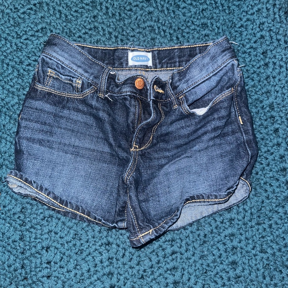 Old Navy Kids Dark Blue Denim Shorts